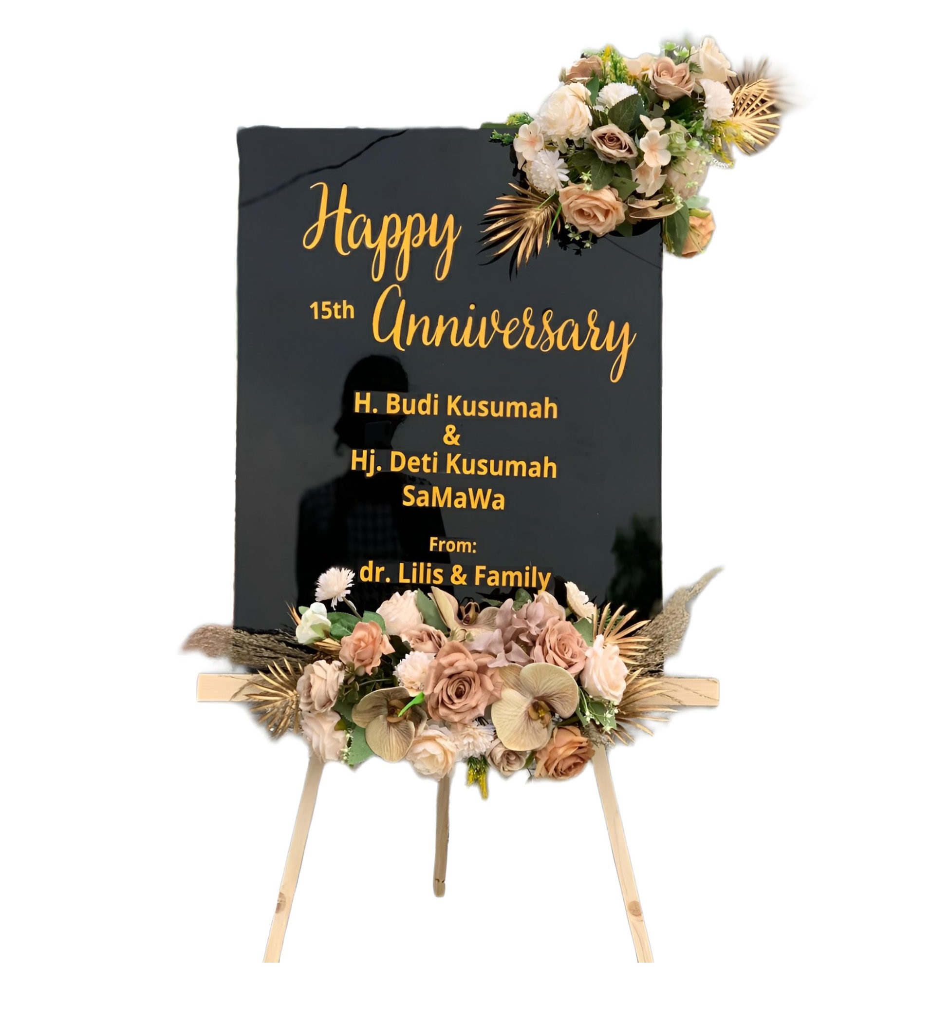 Papan Bunga Akrilik Kradenan