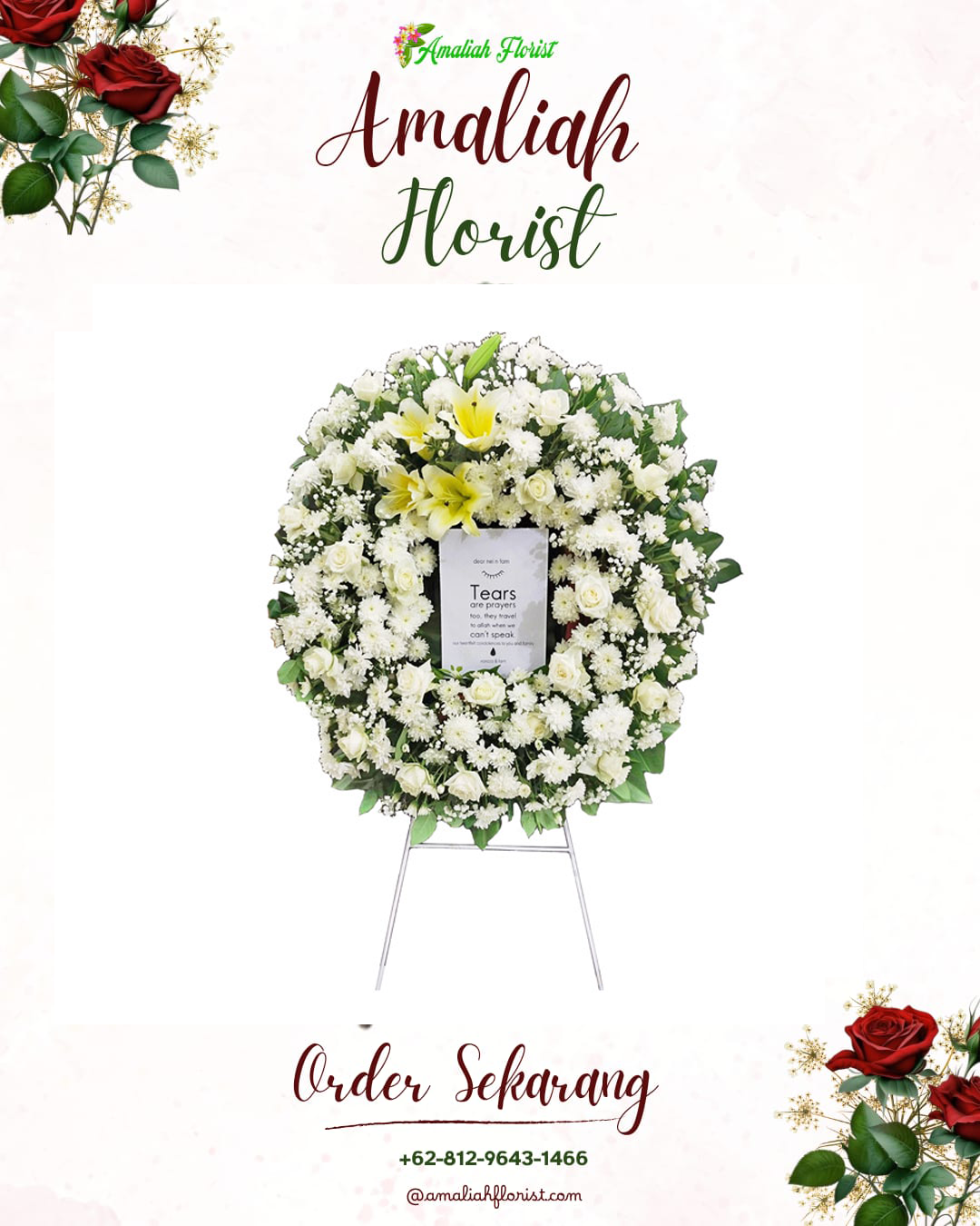 Krans Bunga Duka Kradenan